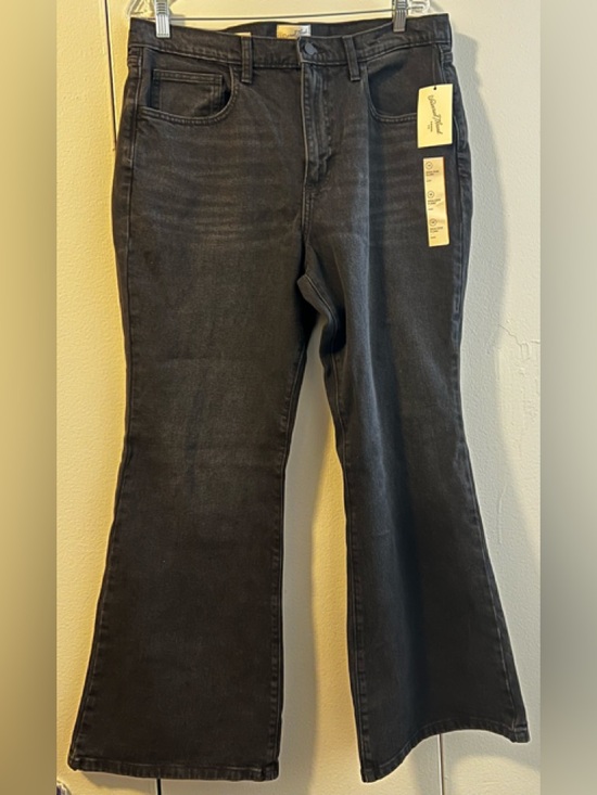 Universal Thread Denim - Universal Thread Black Flare Jeans - High Rise Wide Leg Size 16) NWT